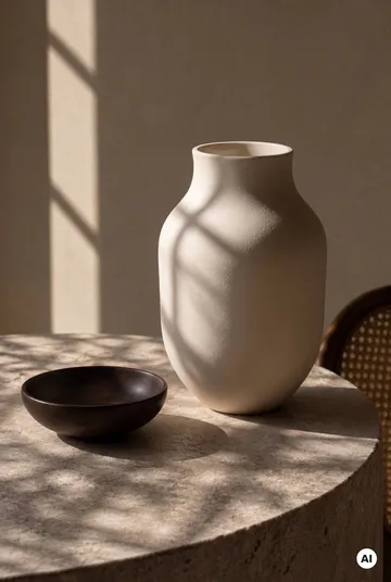 Wazon Studio Omaggio - Piaskowy, 31 cm - Kähler