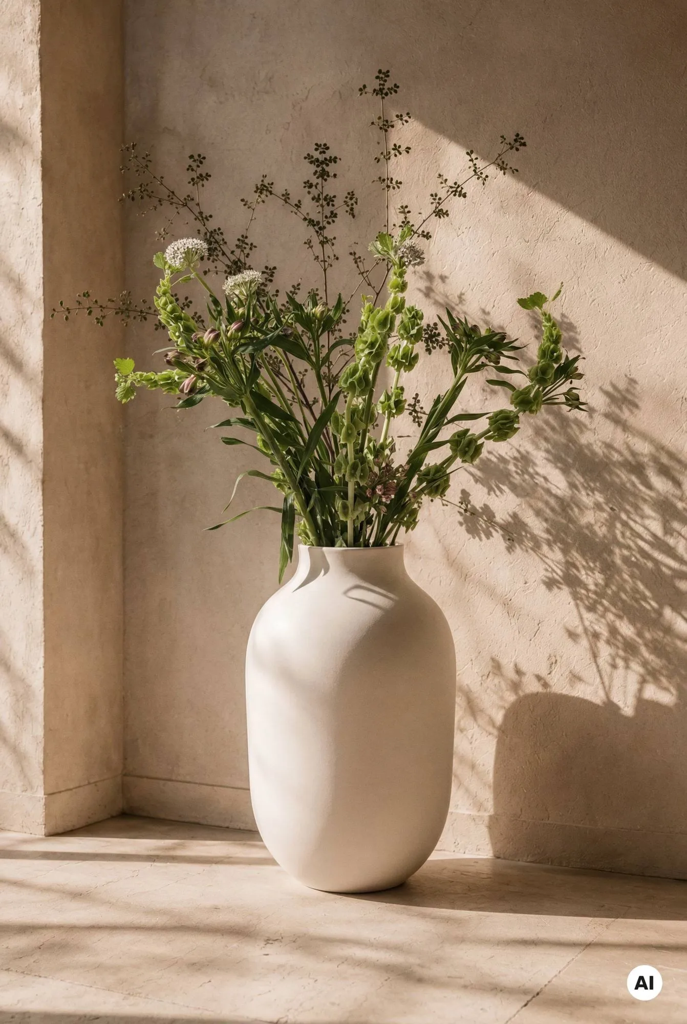 Wazon Studio Omaggio, Piaskowy, 50 cm Kähler
