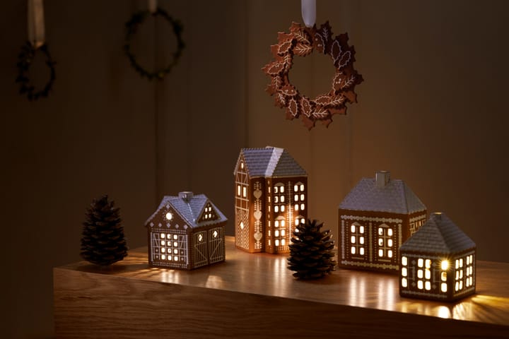 Wianek świąteczny Gingerbread Ø18.5 cm, Brązowy Kähler
