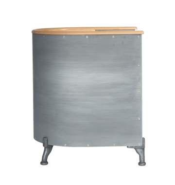 Fotel Aluminium Etch - Tärnsjö natural-etch aluminium-buk - Källemo