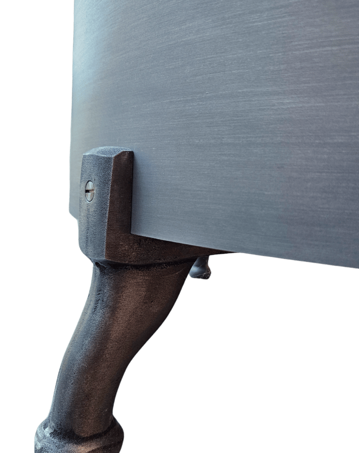 Fotel Aluminium Etch, Tärnsjö natural-etch aluminium-buk Källemo
