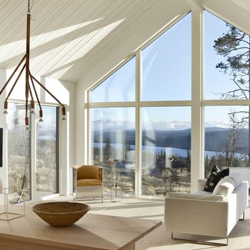 Fotel Aluminium polerad - Skóra Tärnsjö natural – buk - Källemo