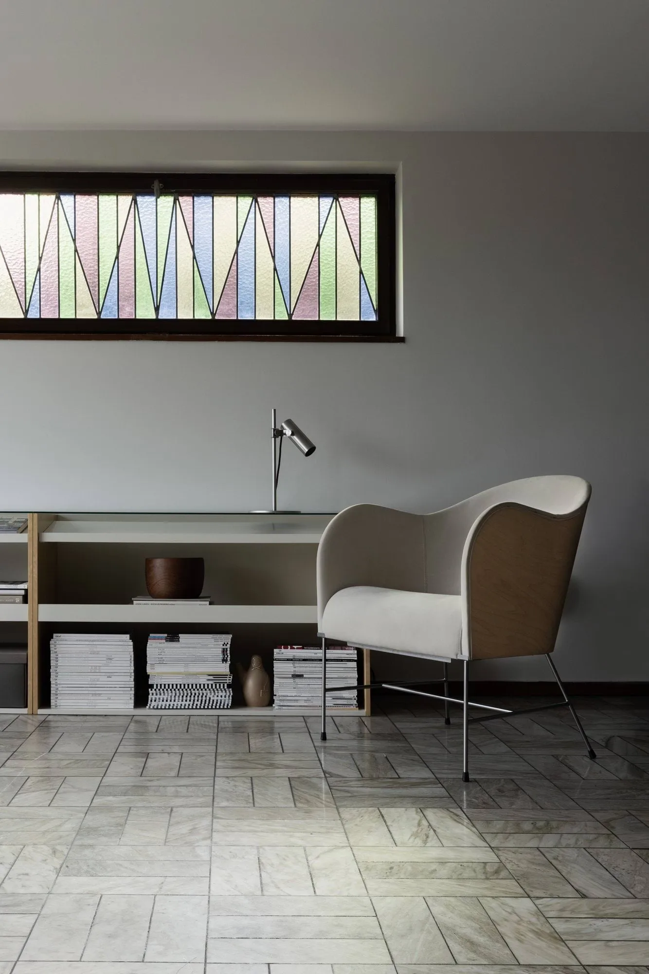 Fotel El Novillero, Skóra Nubuck 501-matowy chromowany stelaż Källemo