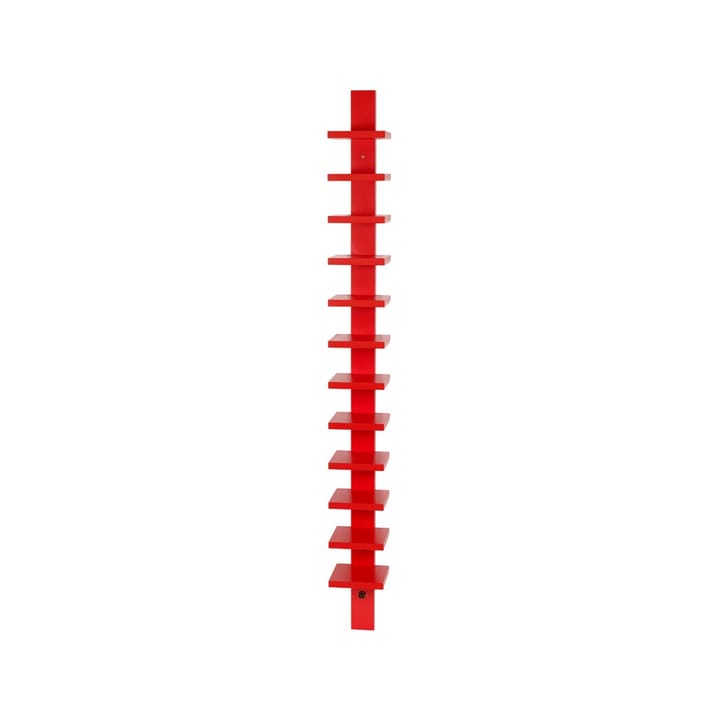 Półka ścienna Pilaster - Bejcowana na czerwono - Källemo