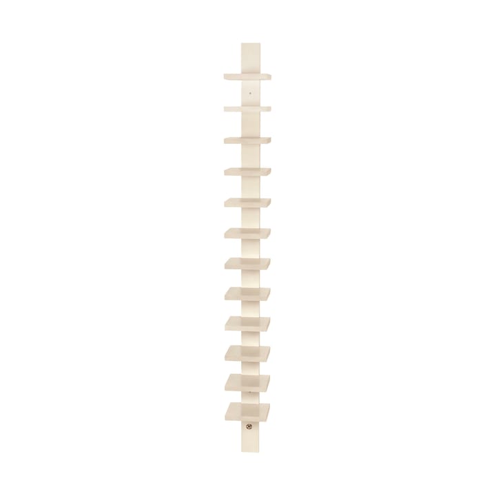 Półka ścienna Pilaster - Kremowy wysoki połysk - Källemo