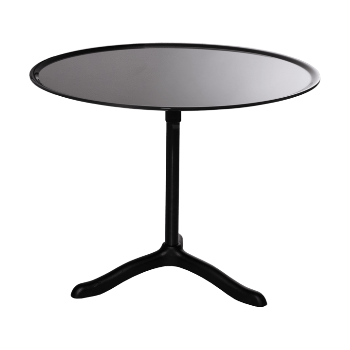 Stolik kawowy Cassis Ø47 cm - Black anodized aluminum-black - Källemo