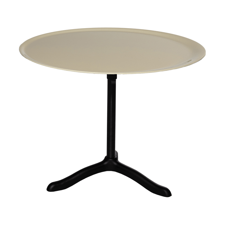 Stolik kawowy Cassis Ø47 cm - Black anodized aluminum-oyster - Källemo