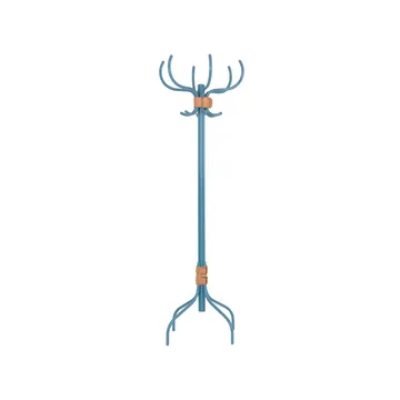 Wieszak na ubrania Babe  - Niebieski – pasek skórzany natural - Källemo