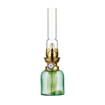 Lampa naftowa Koholmen - jadeitowa zieleń - Karlskrona Lampfabrik