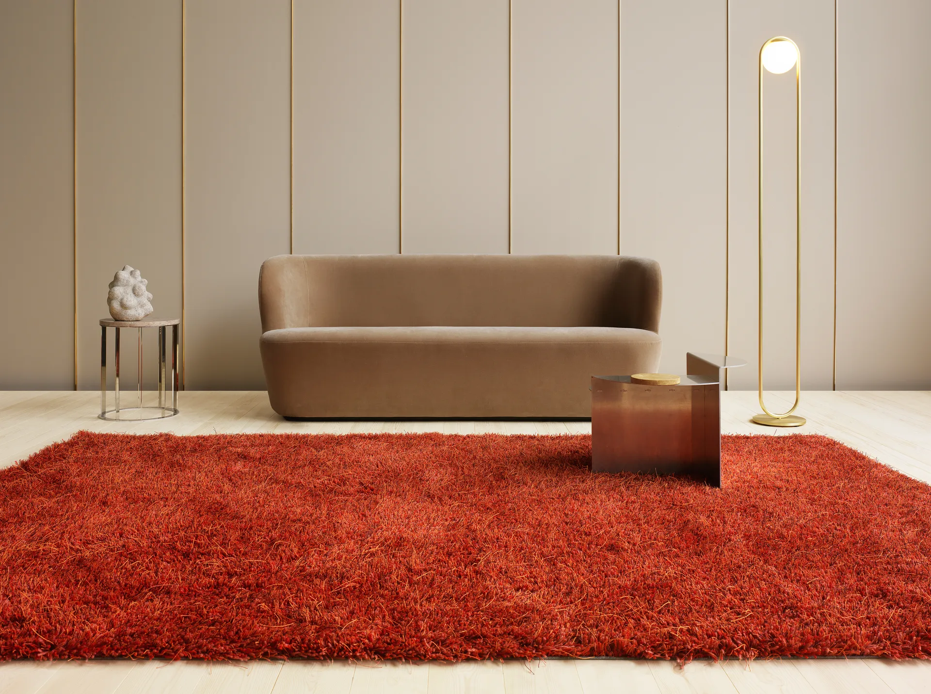 Dywan Moss 170x240 cm, Deep coral Kasthall