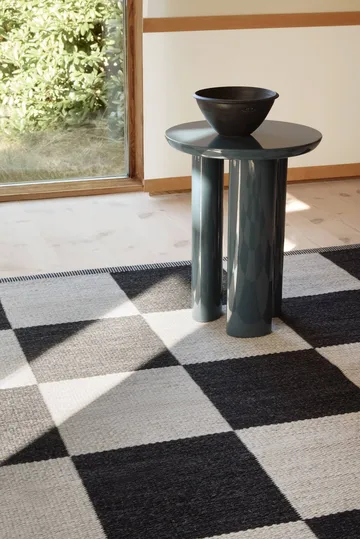 Mata Checkerboard Icon - 554 Midnight black, 200x300 cm - Kasthall