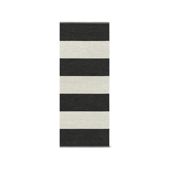 Wide Stripe Icon chodnik - Midnight black 200x85 cm - Kasthall