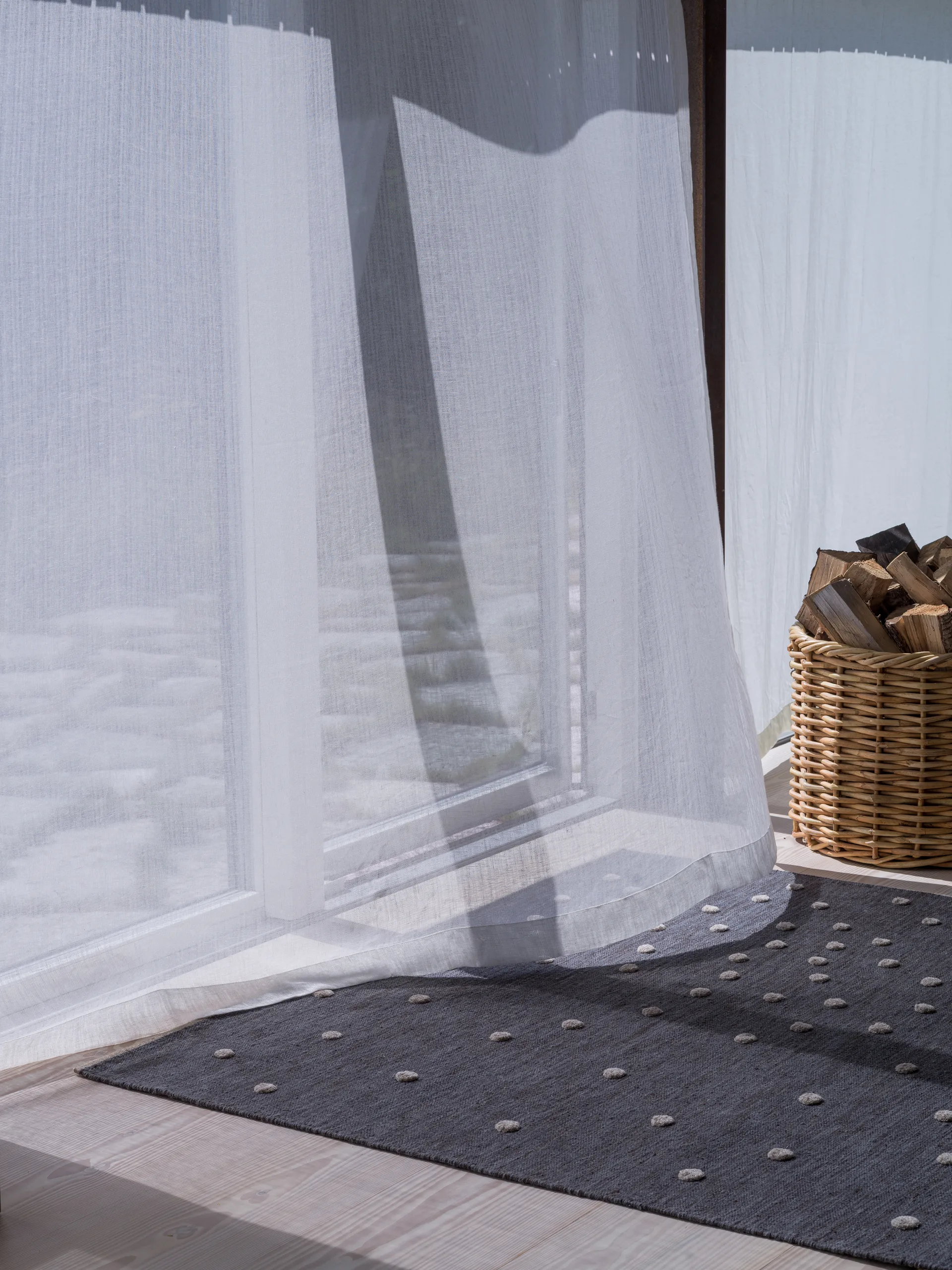 Bula dywan, Nearly Black, 170x240 cm Kateha