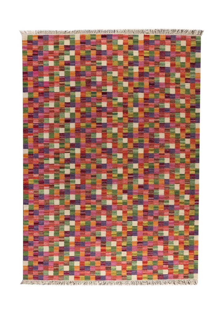 Dywan ręcznie tkany Small box, multi - 240x170 cm - Kateha