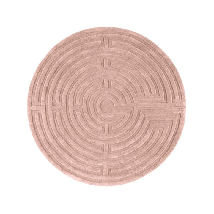 Minilabyrint dywan okrągły - rose-40, 130 cm - Kateha