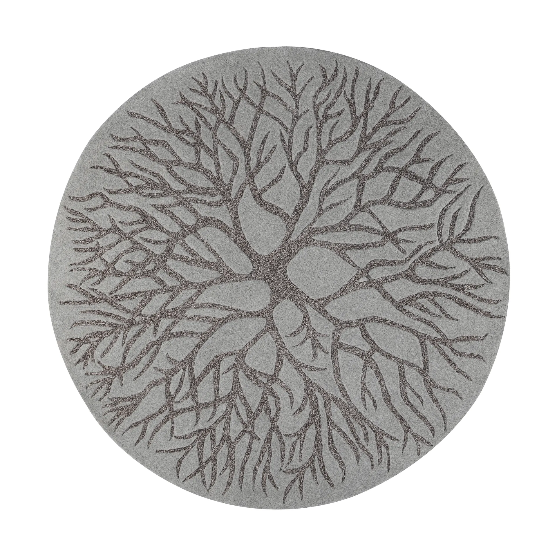 Ręcznie tkany dywan Birds Nest Ø220 cm, MD Grey Kateha