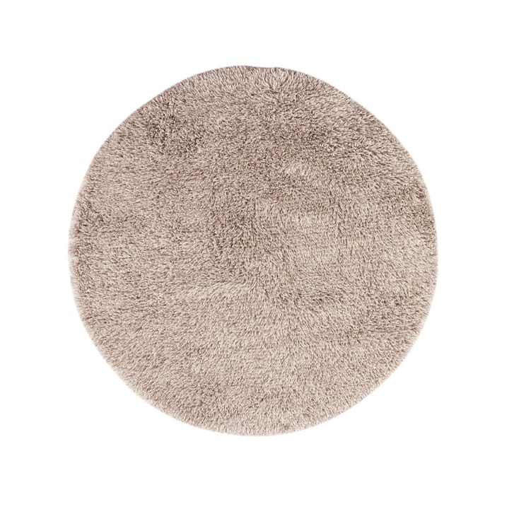 Shaggy dywan okrągły - white/grey, 220 cm - Kateha