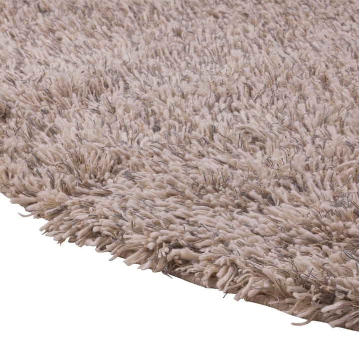 Shaggy dywan okrągły, white/grey, 220 cm Kateha