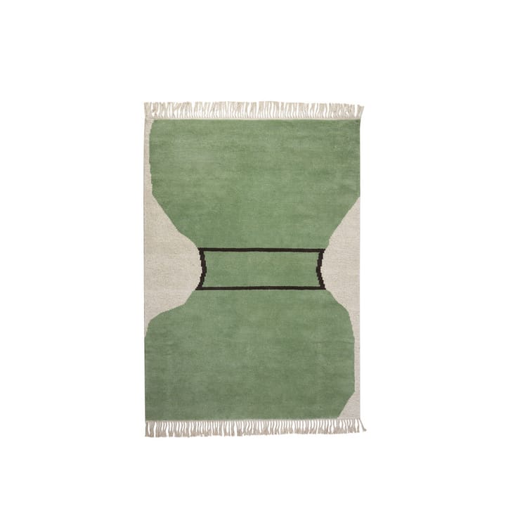 Silhouette flossa dywan - dusty green, 170x240 cm - Kateha