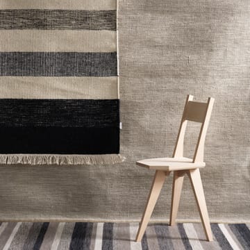 Tofta wave dywan 170 x 240 cm - Biały-czarny - Kateha