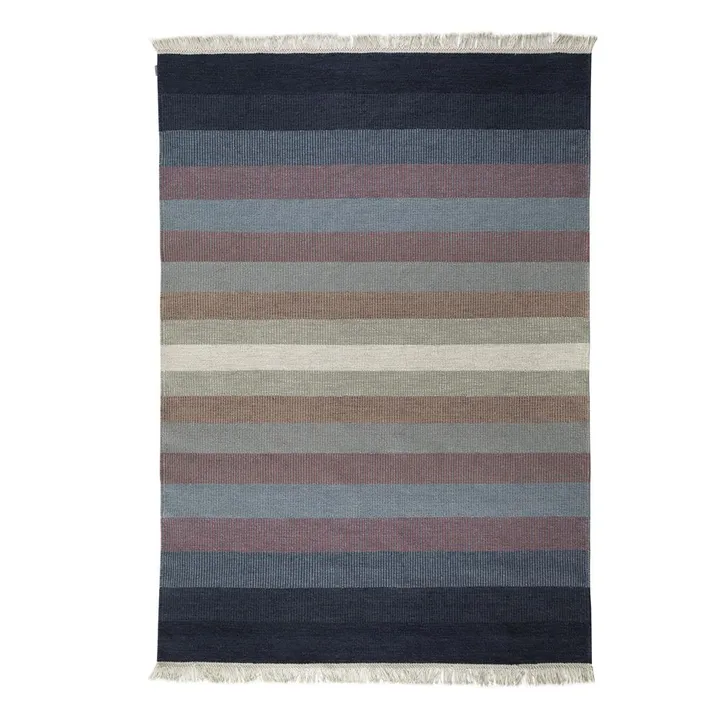 Tofta Wave dywan 80 x 250 cm - Blue - Kateha