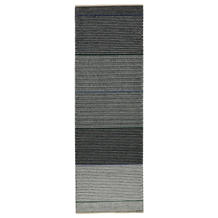 Tribulus One dywan wełniany 80x250 cm - Black/white/blue/green - Kateha