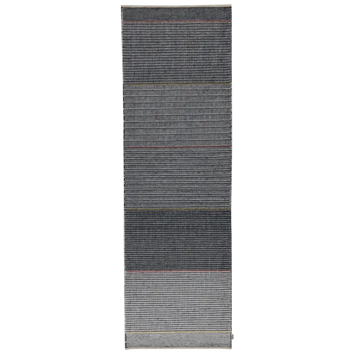 Tribulus One dywan wełniany 80x250 cm - Black/white/red/yellow - Kateha