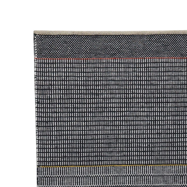 Tribulus One dywan wełniany 80x250 cm, czarny, biały, czerwony, żółty Kateha