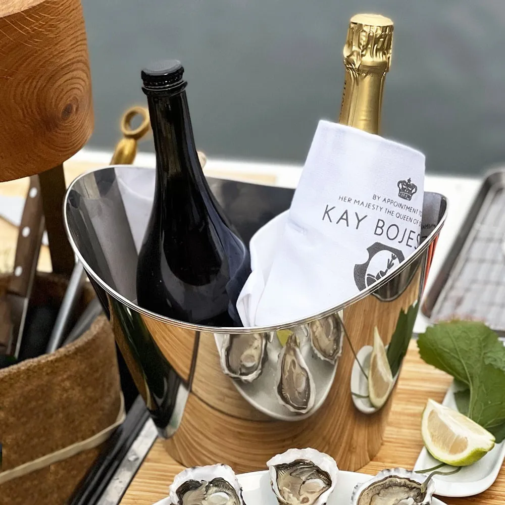 COOLER chłodziarka do wina 20 cm, Polished steel Kay Bojesen