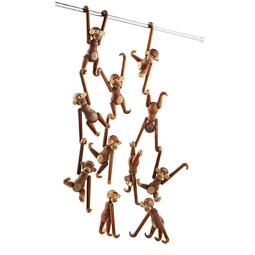 Drewniana małpka Kay Bojesen mała - tek - limba 20 cm - Kay Bojesen Denmark