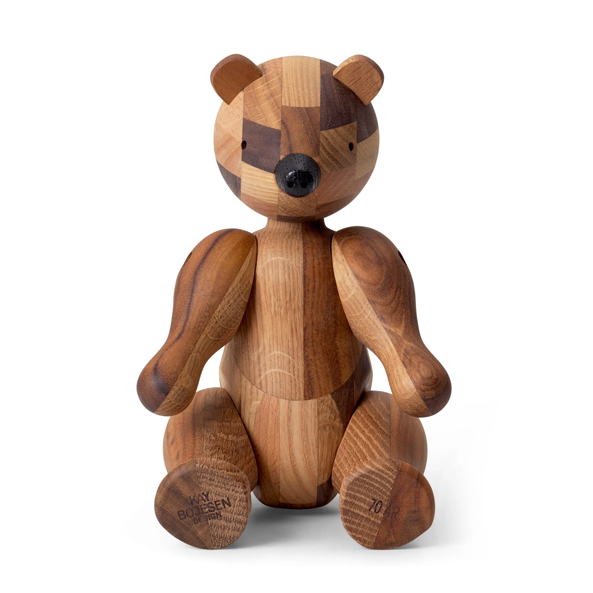 Drewniany niedźwiedź Kay Bojesen edycja jubileuszowa mixed wood, Medium Kay Bojesen Denmark