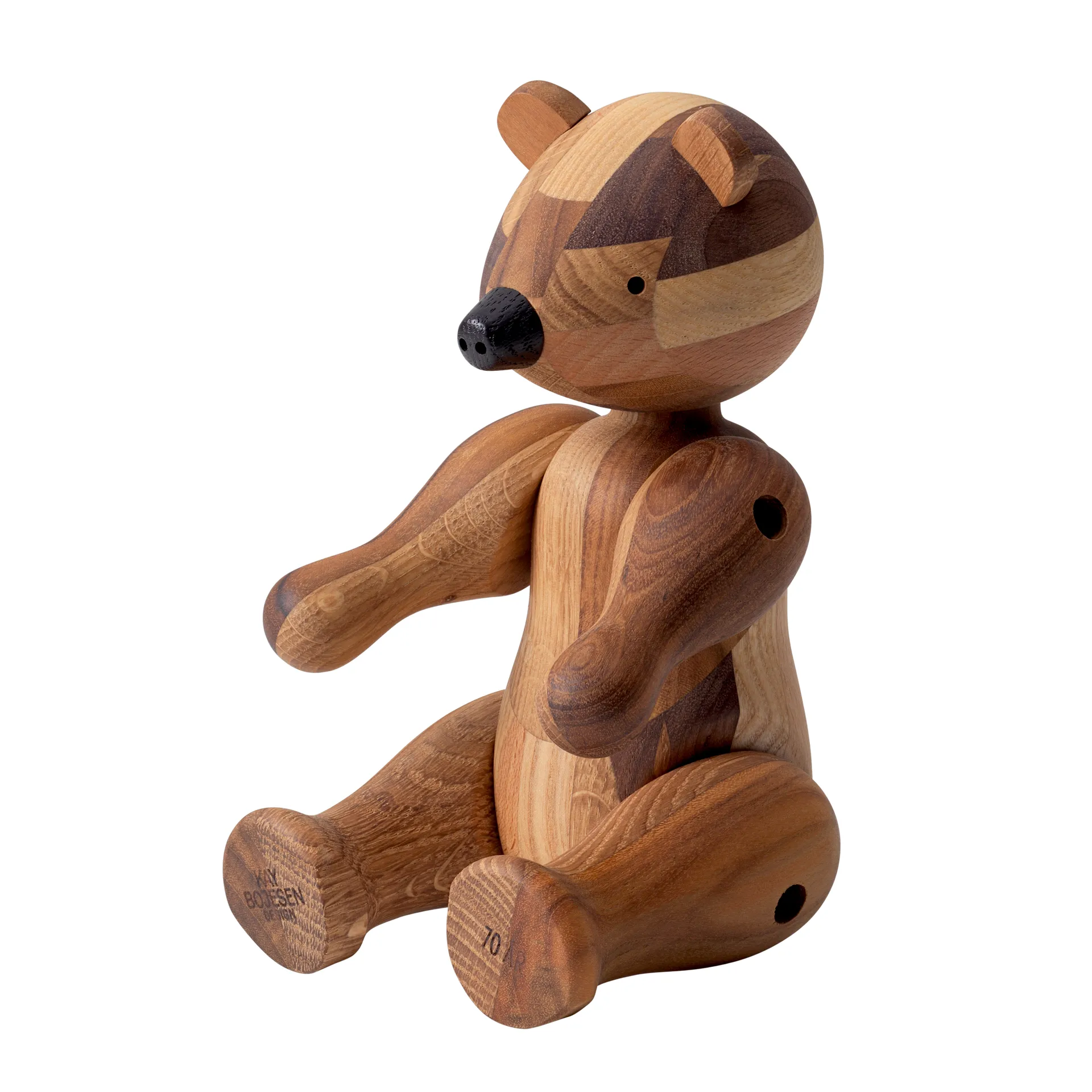 Drewniany niedźwiedź Kay Bojesen edycja jubileuszowa mixed wood, Medium Kay Bojesen Denmark