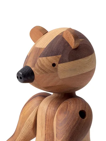 Drewniany niedźwiedź Kay Bojesen edycja jubileuszowa mixed wood - Medium - Kay Bojesen Denmark
