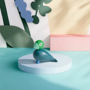 Kaj Bojesen Year Bird 2026 Brzoza - Ciemnozielony - Kay Bojesen Denmark