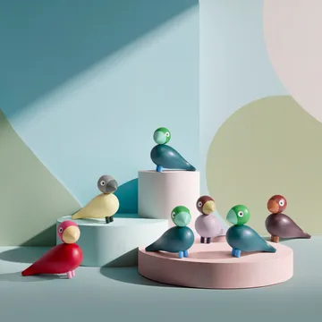 Kaj Bojesen Year Bird 2026 Brzoza - Ciemnozielony - Kay Bojesen Denmark