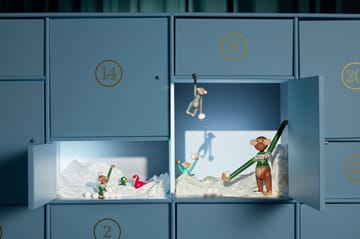 Kay Bojesen Christmas birds ozdoba świąteczna 2 części - Czerwony-zielony - Kay Bojesen Denmark