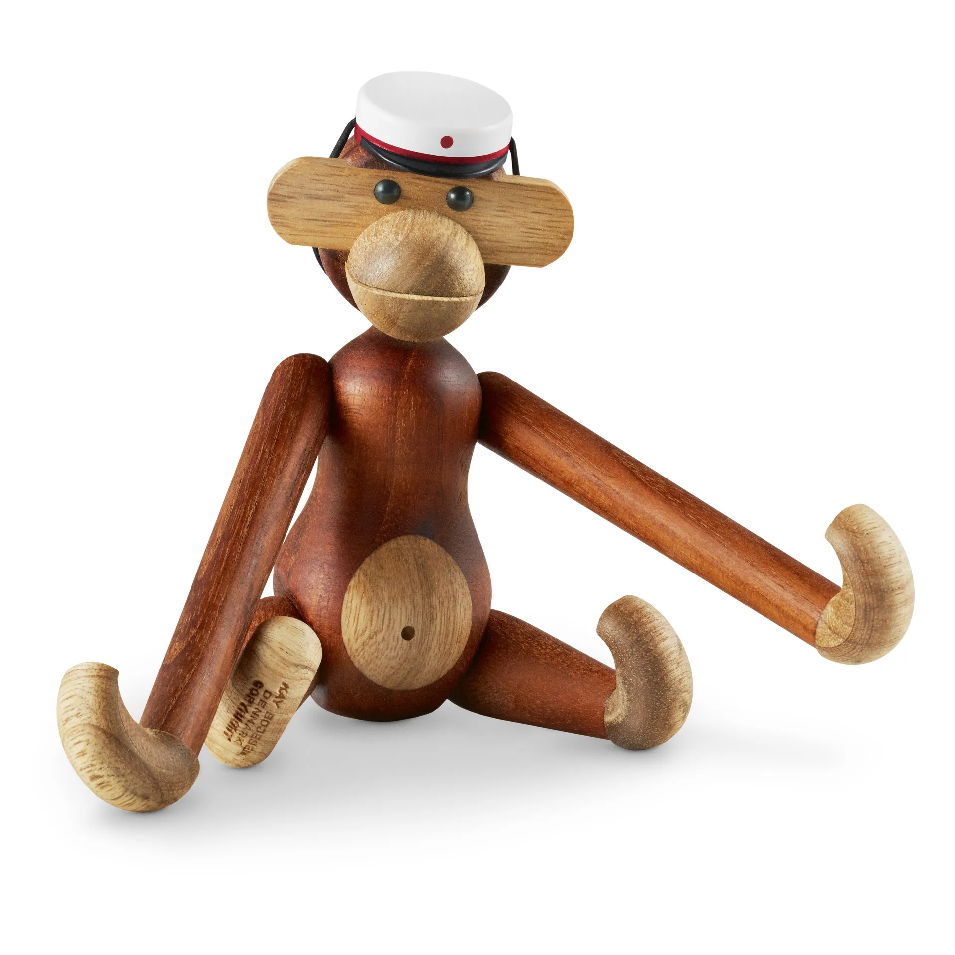 Kay Bojesen czapka dla małej małpki, Biały-czerwony Kay Bojesen Denmark