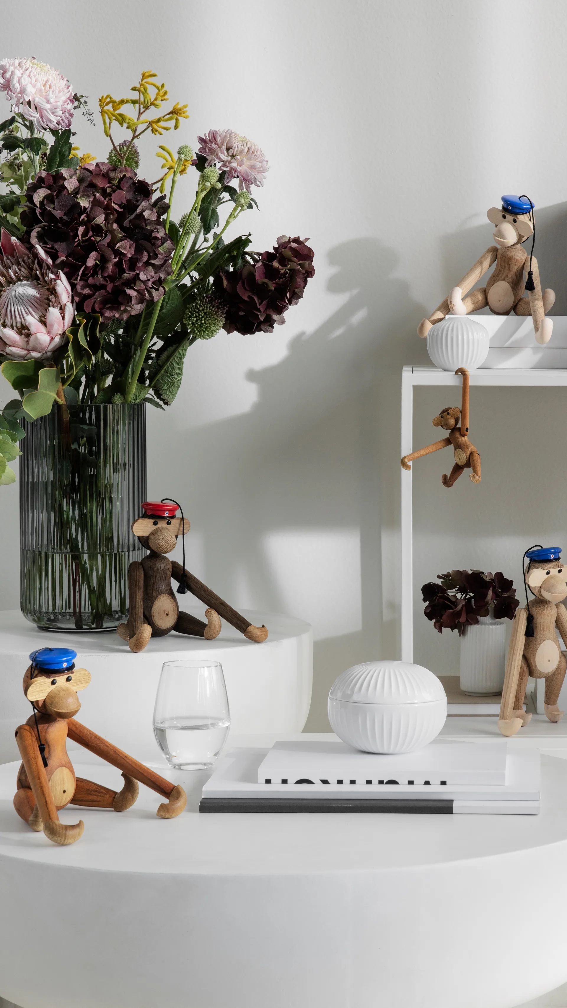 Kay Bojesen czapka dla małej małpki, Niebieski Kay Bojesen Denmark