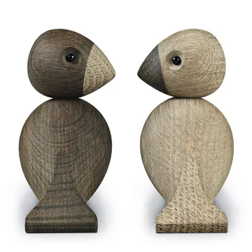 Kay Bojesen Lovebirds zestaw - dąb, 8,8 cm - Kay Bojesen Denmark