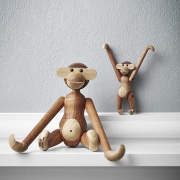Kay Bojesen Małpka mini - Drewno tekowo-limbowe - Kay Bojesen Denmark
