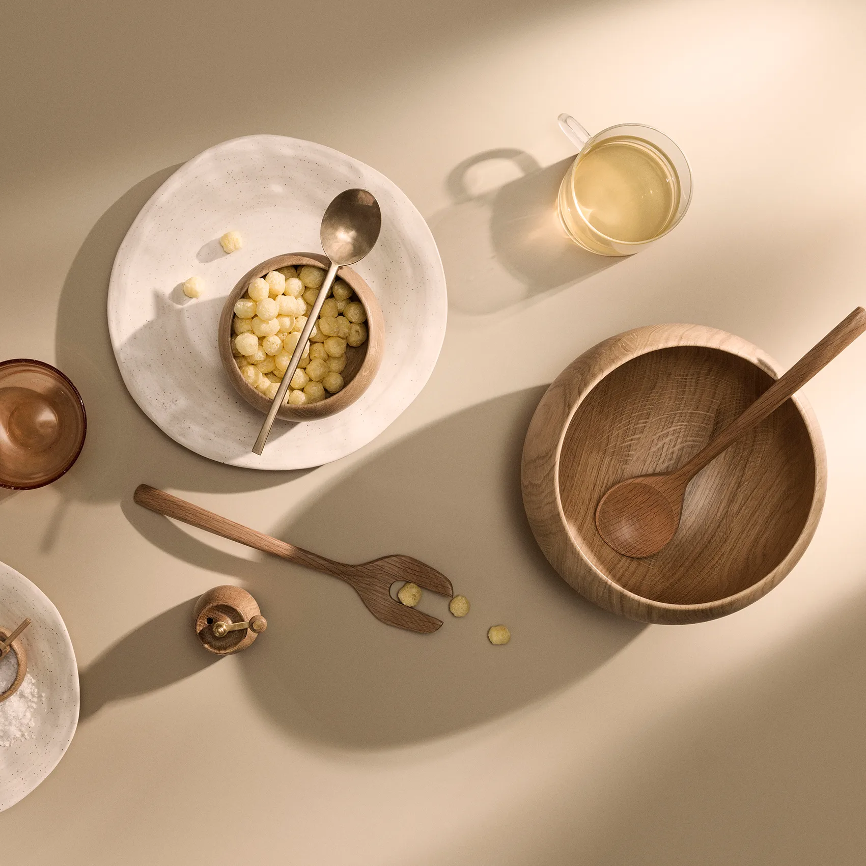 Kay Bojesen miska do serwowania Menageri Ø24,5 cm, Dąb Kay Bojesen Denmark