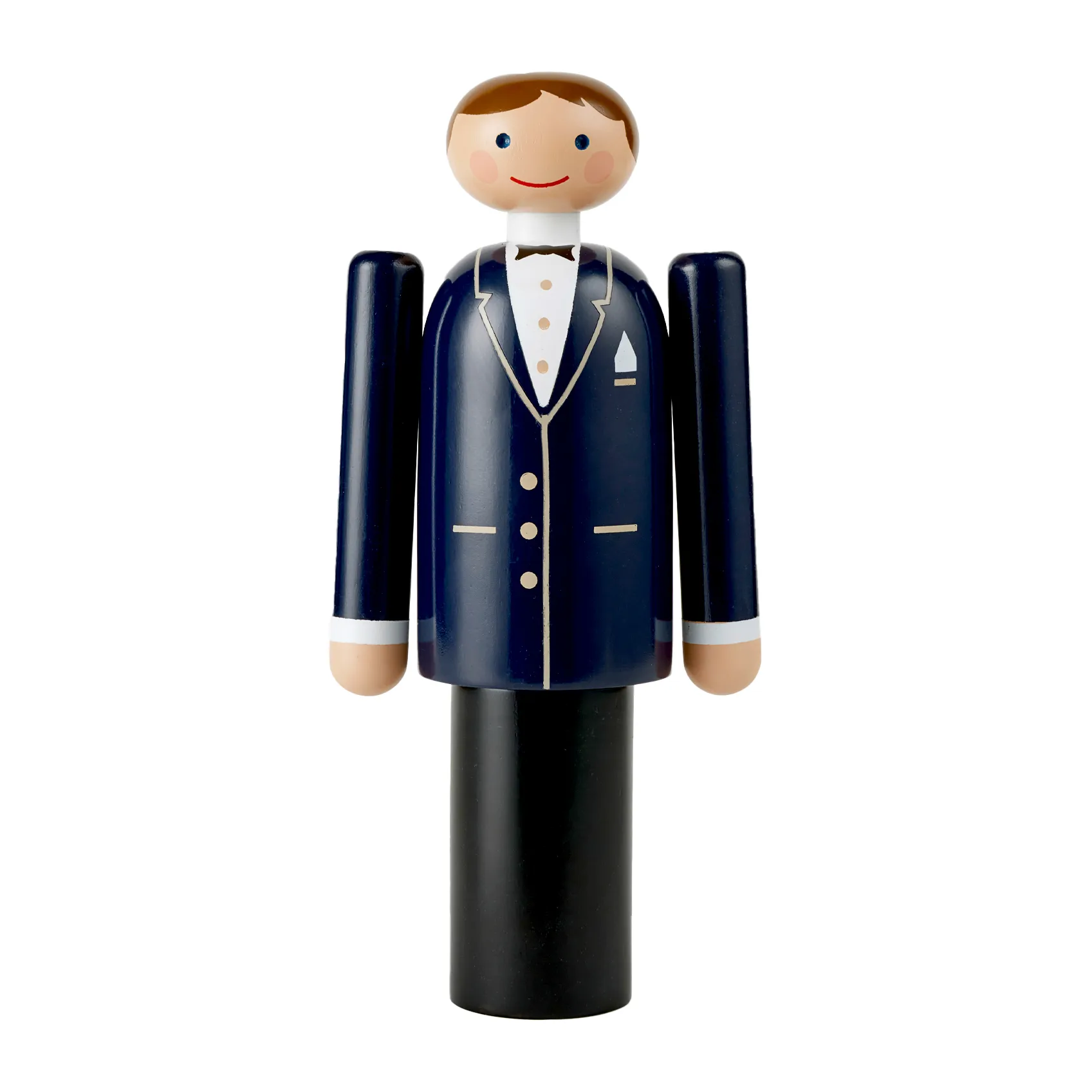 Kay Bojesen Pan Młody, Niebieski-czarny-biały, 18 cm Kay Bojesen Denmark