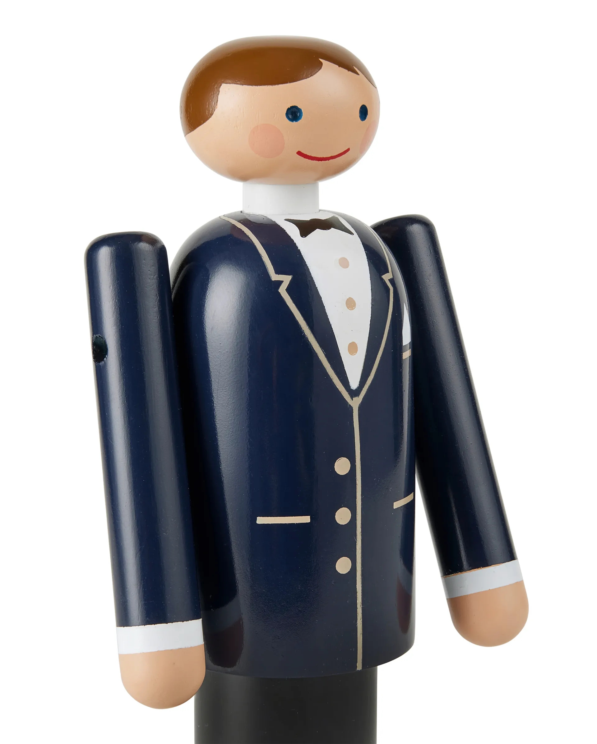 Kay Bojesen Pan Młody, Niebieski-czarny-biały, 18 cm Kay Bojesen Denmark