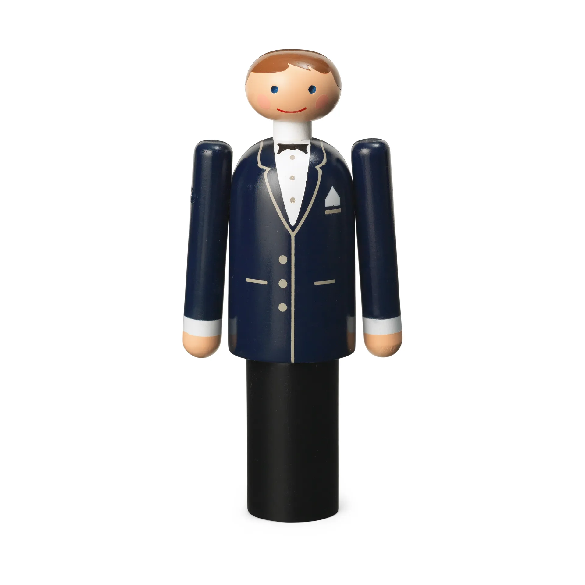 Kay Bojesen Pan Młody, Niebiesko-czarno-biały, 12 cm Kay Bojesen Denmark