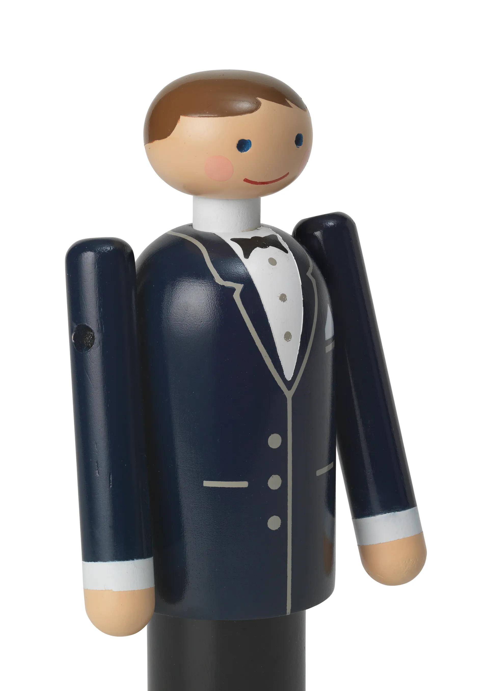 Kay Bojesen Pan Młody, Niebiesko-czarno-biały, 12 cm Kay Bojesen Denmark