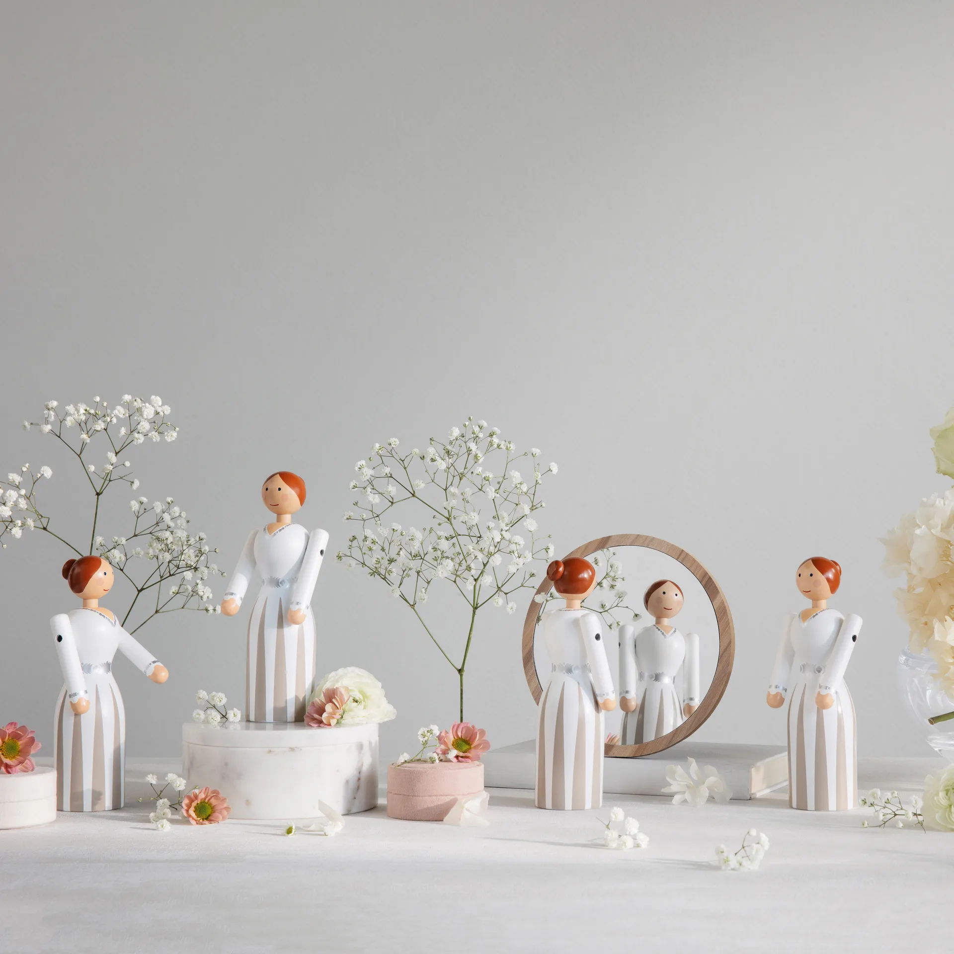 Kay Bojesen Pani Młoda, Biały, 17 cm Kay Bojesen Denmark