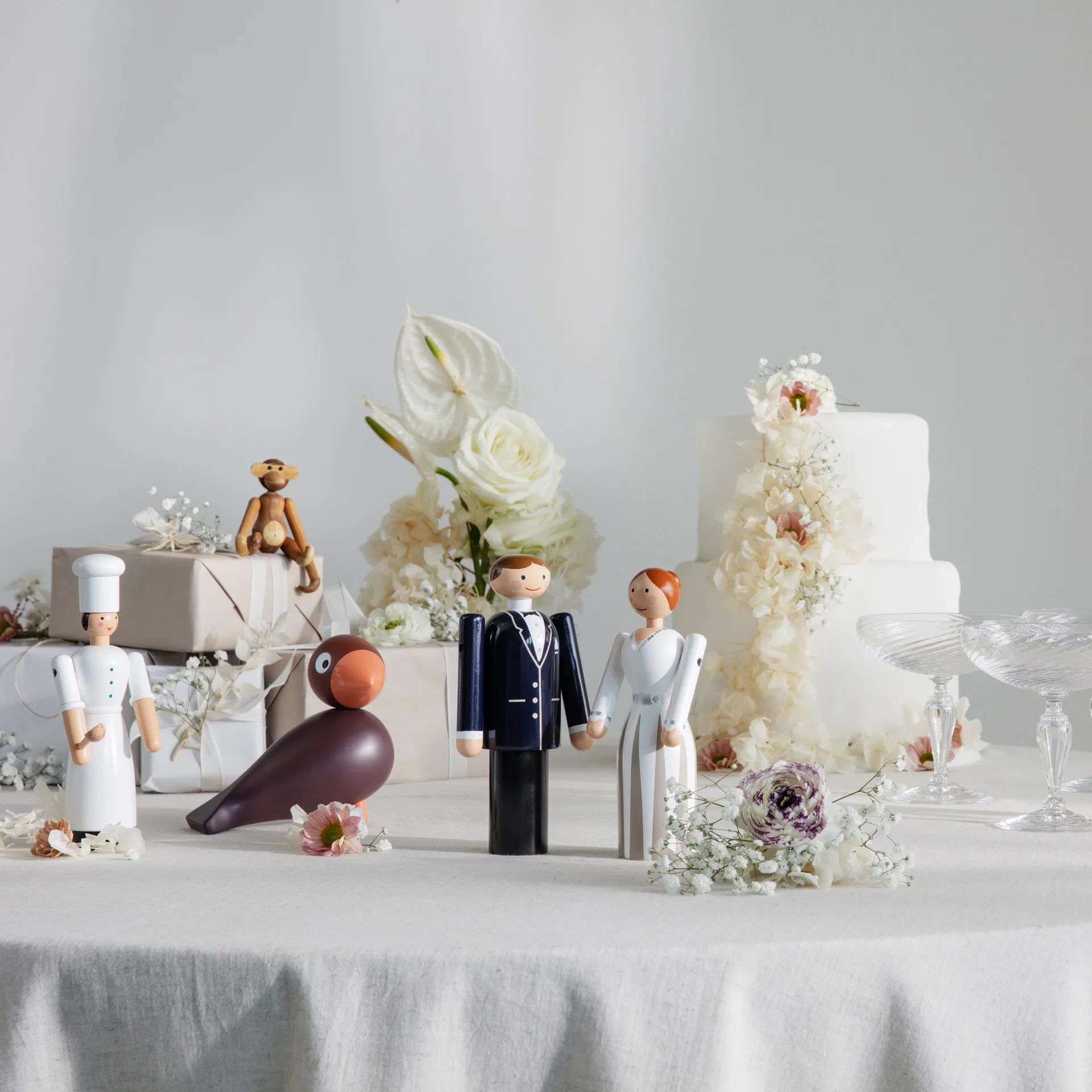 Kay Bojesen Pani Młoda, Biały, 17 cm Kay Bojesen Denmark