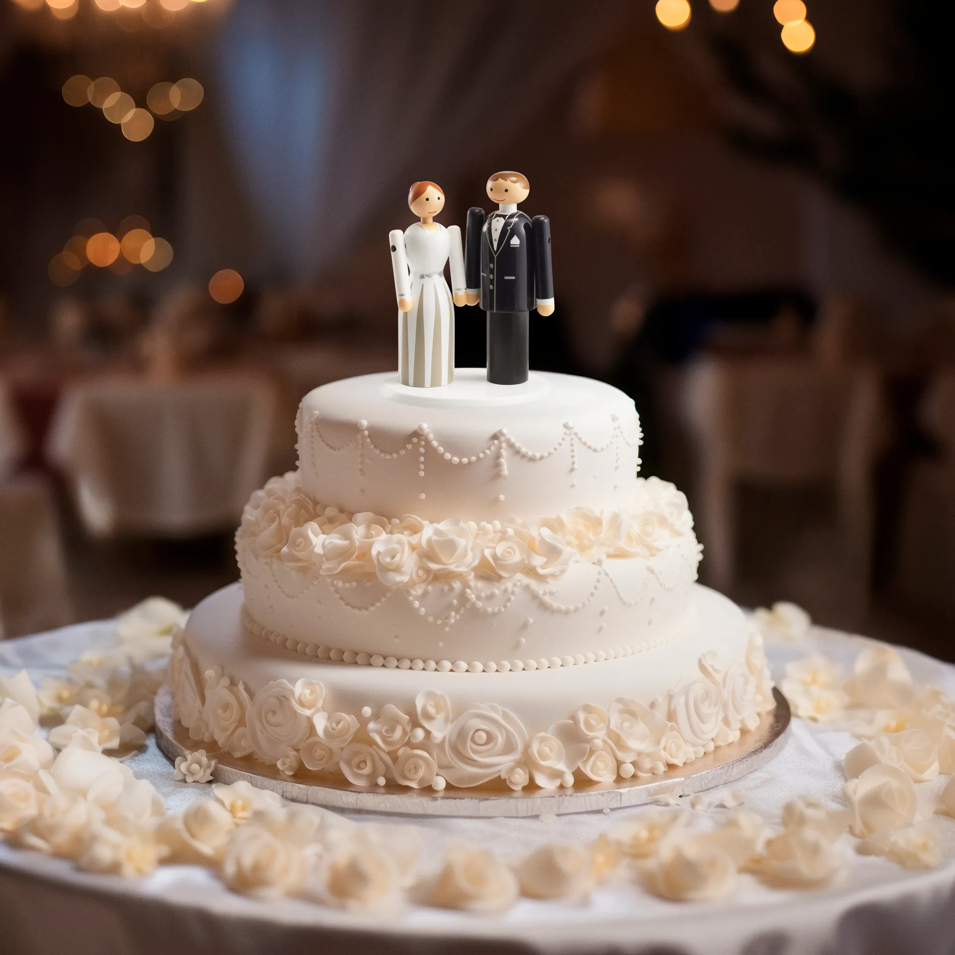 Kay Bojesen Pani Młoda, Niebiesko-czarno-biała, 12 cm Kay Bojesen Denmark