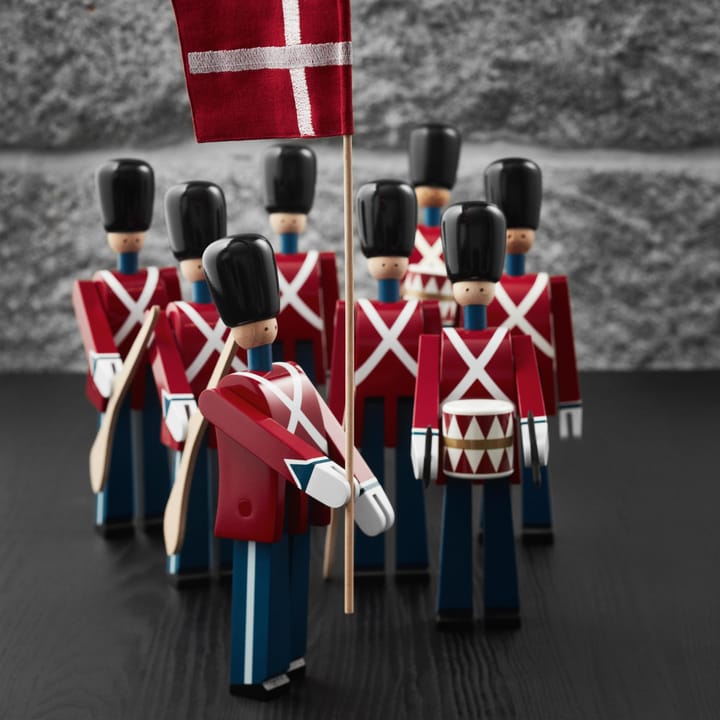 Kay Bojesen wartownik z tekstylną flagą, 29,5 cm Kay Bojesen Denmark