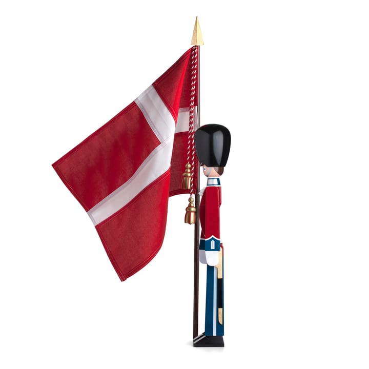 Kay Bojesen wartownik z tekstylną flagą, 50 cm Kay Bojesen Denmark